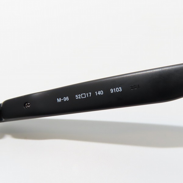 実際に弊社で買取させて頂いた999.9/フォーナインズ 眼鏡/メガネフレーム/アイウェア M-96 9103の画像 7枚目