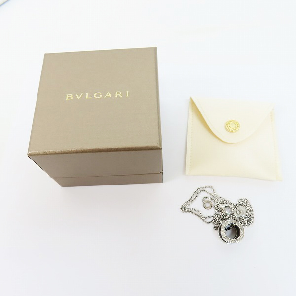 実際に弊社で買取させて頂いたBVLGARI/ブルガリ B-zero1/ビーゼロワン SAVE THE CHILDREN/セーブ ザ チルドレン ネックレス Ag925×セラミックの画像 7枚目