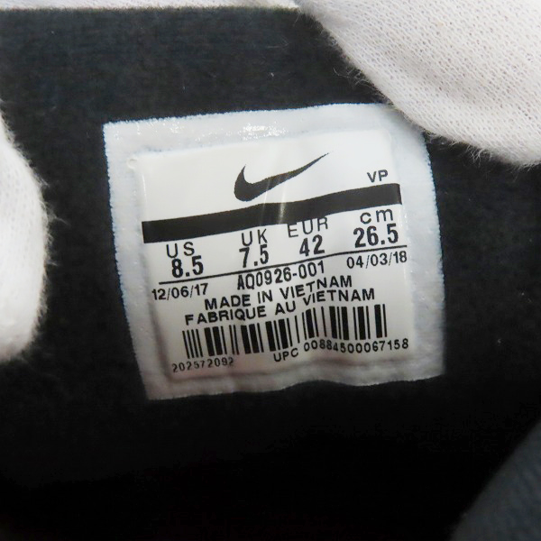 実際に弊社で買取させて頂いた【未使用】NIKE×atmos/ナイキ×アトモス AIR MAX 90 PRNT エアマックス90 AQ0926-001 26.5の画像 5枚目