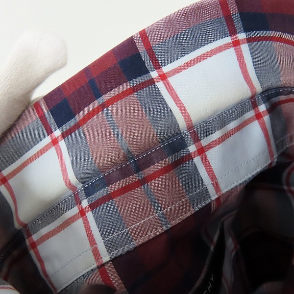 実際に弊社で買取させて頂いたGIVENCHY/ジバンシィ チェック 長袖ボタンシャツ /37の画像 6枚目