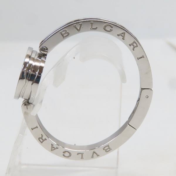 実際に弊社で買取させて頂いたBVLGARI/ブルガリ Bzero1ビーゼロワン 12Pダイヤ 腕時計 ステンレススチール クオーツ 白文字盤 BZ22S【動作未確認】の画像 2枚目