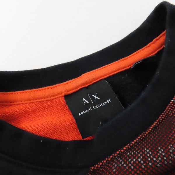 実際に弊社で買取させて頂いたARMANI EXCHANGE/アルマーニ エクスチェンジ ロゴ ニット/トレーナー/2点セットの画像 4枚目