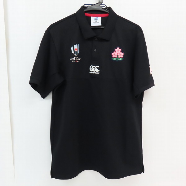 実際に弊社で買取させて頂いたCANTERBURY/カンタベリー 2019 ワールドカップ 日本代表 ポロシャツ VWT39522/3L