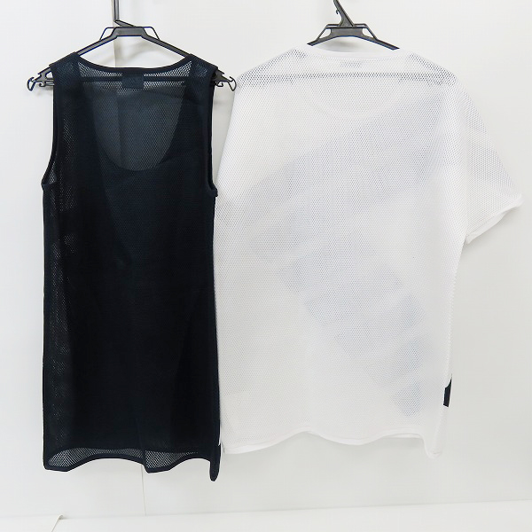 実際に弊社で買取させて頂いたEA7 EMPORIO ARMANI/エンポリオアルマーニ メッシュ ウェア タンクトップ/半袖 2点セットの画像 1枚目