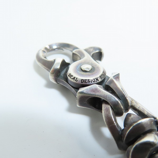実際に弊社で買取させて頂いた【カスタム】 DEAL DESIGN/ディールデザイン レイジング シルバー ウォレットチェーン ダブルクリップの画像 3枚目
