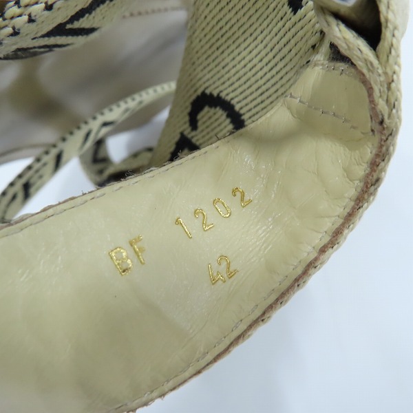 実際に弊社で買取させて頂いたCELINE/セリーヌ ストラッピーサンダル/42の画像 5枚目