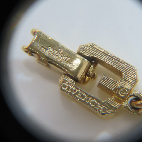 実際に弊社で買取させて頂いたGIVENCHY/ジバンシー ゴールド チェーン ブレスレットの画像 4枚目