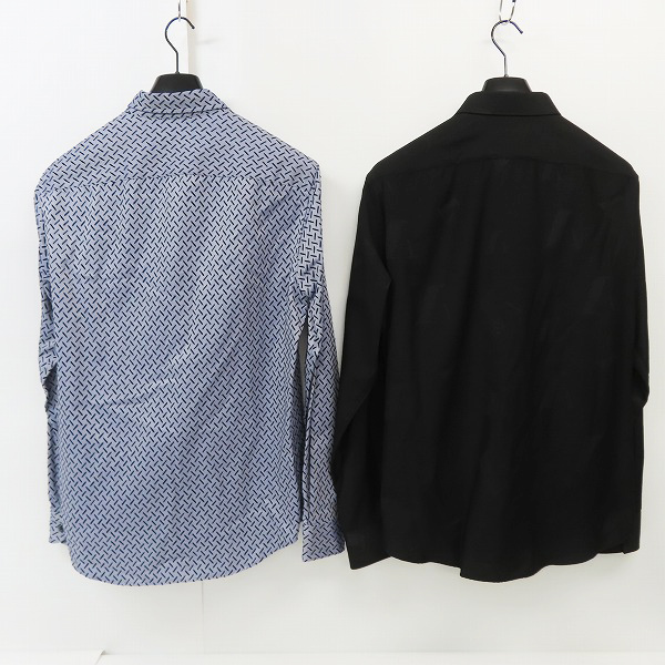 実際に弊社で買取させて頂いた【未使用】EMPORIO ARMANI/エンポリオアルマーニ  総柄 シャツ/長袖 2点セットの画像 1枚目