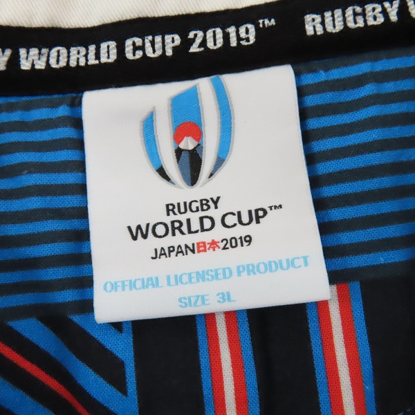 実際に弊社で買取させて頂いたCANTERBURY/カンタベリー ラグビー ワールドカップ2019 ショートスリーブ ハーレクイーンジャージ  VWD39114/3Lの画像 2枚目