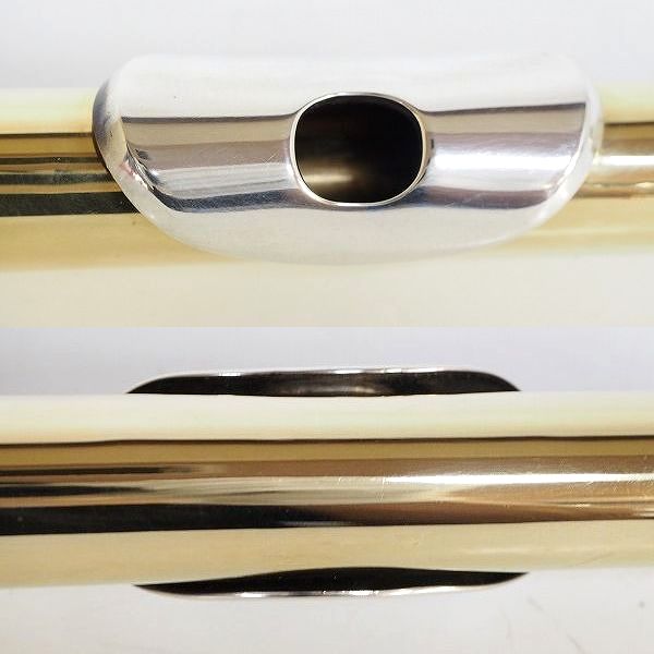 実際に弊社で買取させて頂いたWM.S.HAYNES/ヘインズ フルート ソルダードトーンホール H足部管 Eメカ付 ハードケース・ケースカバー付の画像 2枚目