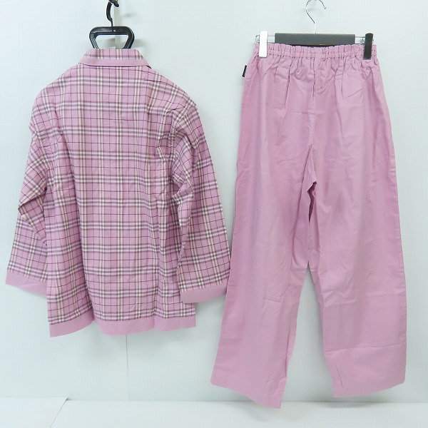 実際に弊社で買取させて頂いたBURBERRY LONDON/バーバリーロンドン チェックシャツ パンツ セットアップ/Mの画像 1枚目