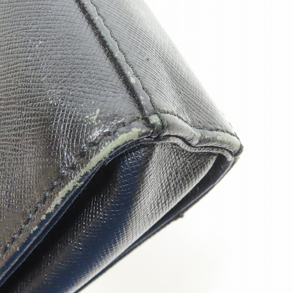 実際に弊社で買取させて頂いたBurberry/バーバリー レザー セカンドバッグ クラッチバッグ ブラックの画像 7枚目