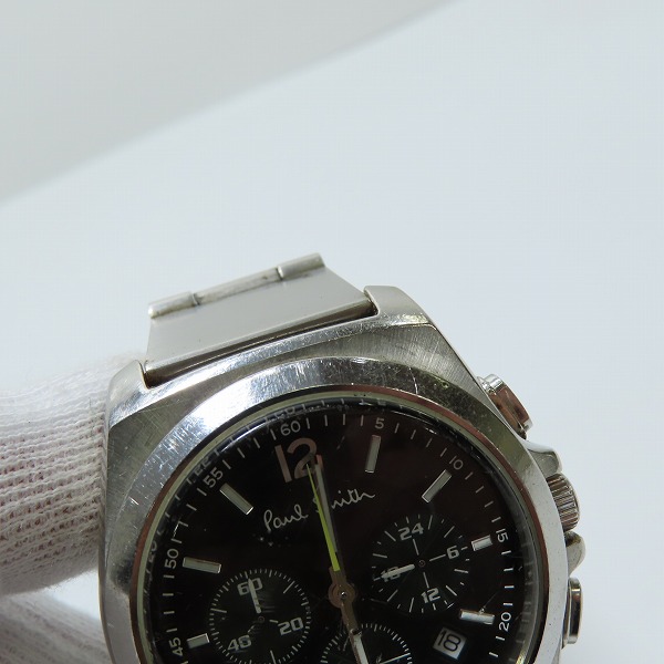 実際に弊社で買取させて頂いたPaulSmith/ポールスミス クロノグラフ クォーツ/腕時計 0520-T002161【動作未確認】の画像 6枚目