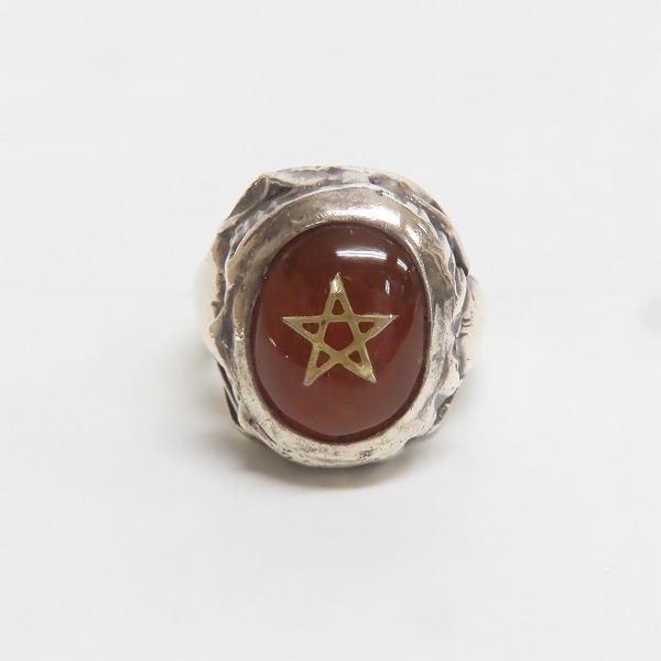 実際に弊社で買取させて頂いたALEX STREETER/アレックスストリーター ベビーエンジェルハートリング サイン入り 15号の画像 1枚目