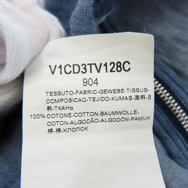 実際に弊社で買取させて頂いた【JPタグ】EMPORIO ARMANI/エンポリオ アルマーニ ジップアップ 長袖シャツ/39の画像 4枚目