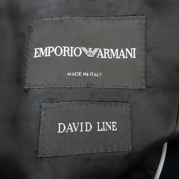 実際に弊社で買取させて頂いたEMPORIO ARMANI/エンポリオアルマーニ DAVID LINE セットアップ/スーツ/48の画像 4枚目