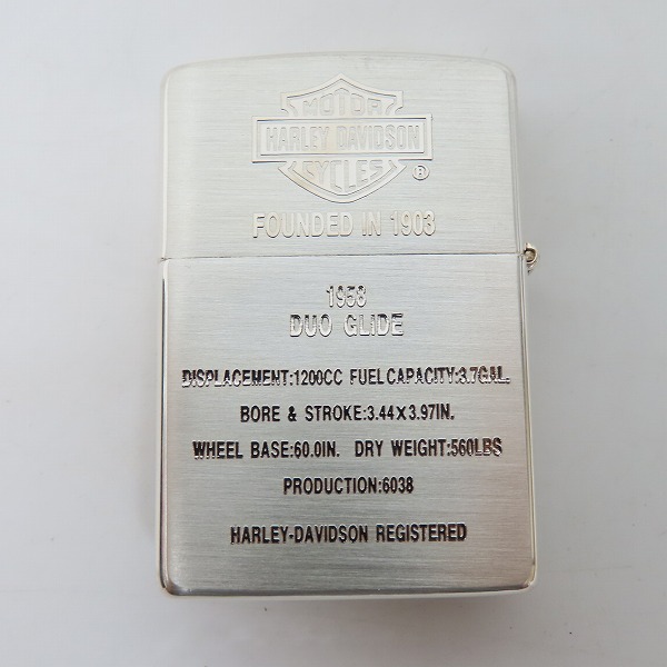 実際に弊社で買取させて頂いたZIPPO/ジッポー HARLEY DAVIDSON/ハーレーダビッドソン 95TH ANNIVERSARY 7号車 1997年製の画像 1枚目