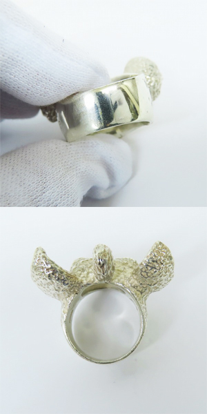 実際に弊社で買取させて頂いたCRAZY PIG/クレイジーピッグ グレムリン リング 21.5-23号の画像 7枚目