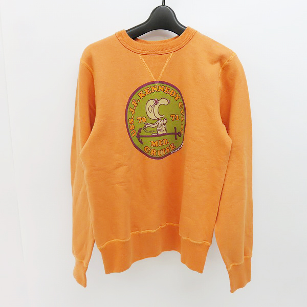 実際に弊社で買取させて頂いた【未使用】BUZZ RICKSON'S×PEANUTS /バズリクソンズ×ピーナッツ スヌーピー/スウェットトレーナー/S
