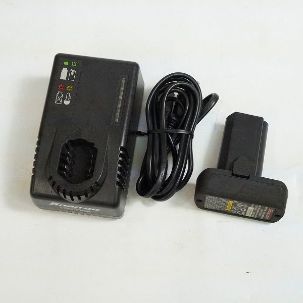 実際に弊社で買取させて頂いたSNAP-ON/スナップオン CTJ761ABK 3/8 コードレスインパクトレンチ バッテリー バッテリーチャージャー付き 動作確認済みの画像 8枚目