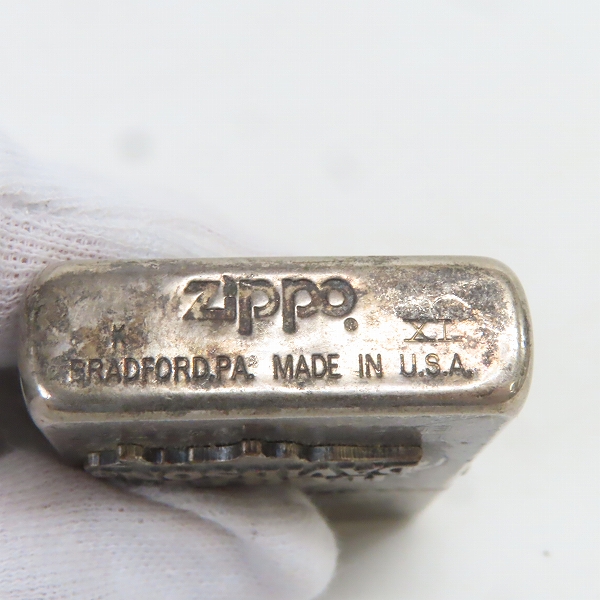 実際に弊社で買取させて頂いたZIPPO/ジッポー HARLEY-DAVIDSON/ハーレー ダビッドソン メタル貼り  1995年製の画像 3枚目