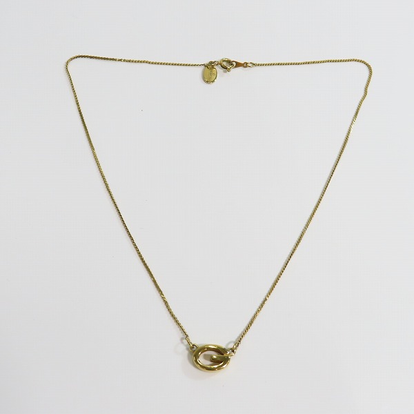 実際に弊社で買取させて頂いたGIVENCHY/ジバンシー ロゴ ゴールド ネックレスの画像 7枚目