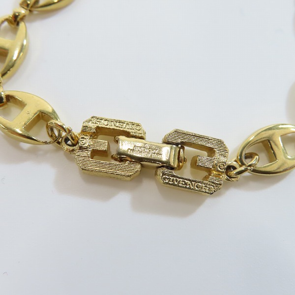 実際に弊社で買取させて頂いたGIVENCHY/ジバンシー ゴールド チェーン ブレスレットの画像 2枚目