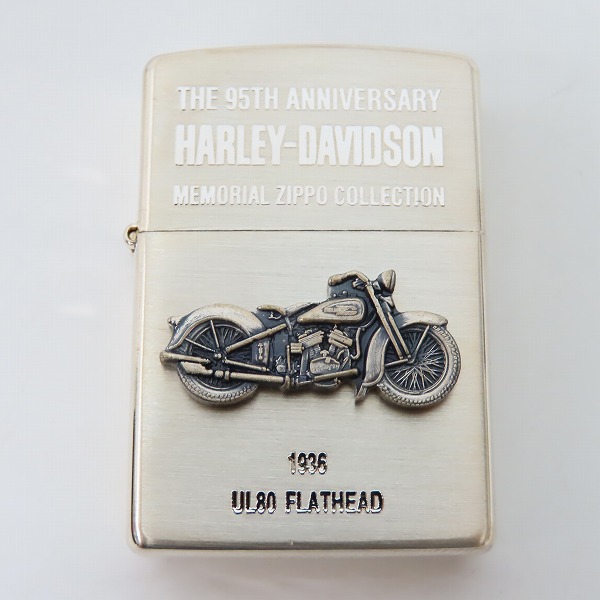 実際に弊社で買取させて頂いたZIPPO/ジッポー HARLEY DAVIDSON/ハーレーダビッドソン 95TH ANNIVERSARY 3号車 1997年製