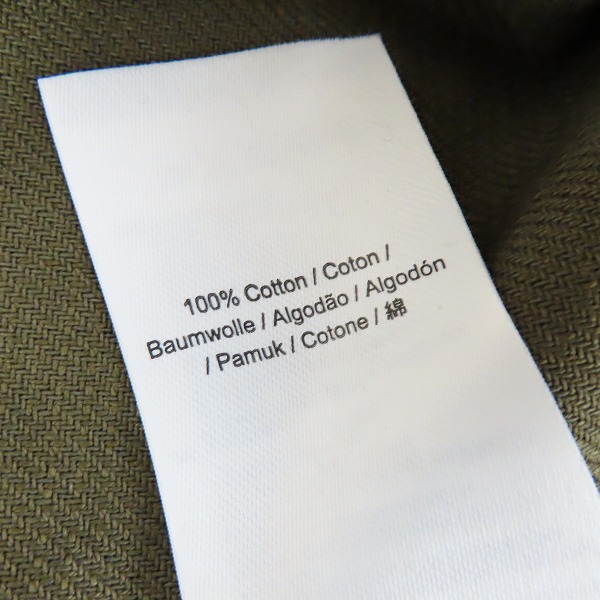 実際に弊社で買取させて頂いたFRED PERRY/フレッドペリー 半袖シャツ ワンポイント刺繍 カーキ Lの画像 3枚目