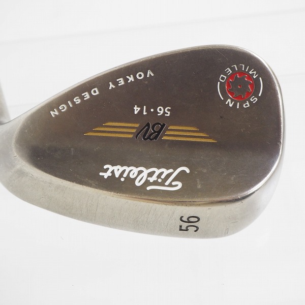 実際に弊社で買取させて頂いたTitleist/タイトリスト VOKEY/ボーケイデザイン SPIN MILLED ウエッジ 56°/14 N.S.PRO 950GH FLEX：S　の画像 3枚目