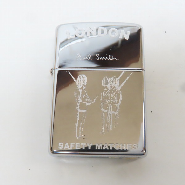 実際に弊社で買取させて頂いたZIPPO/ジッポー Paul Smith LONDON ポールスミス 2002年製の画像 6枚目