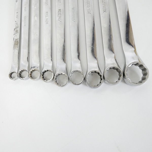 実際に弊社で買取させて頂いたSNAP-ON/スナップオン XBM810A/1012A/1113A/1214A/1315A/1417A/1618A/1719A/2224A めがねレンチ 9点セットの画像 3枚目