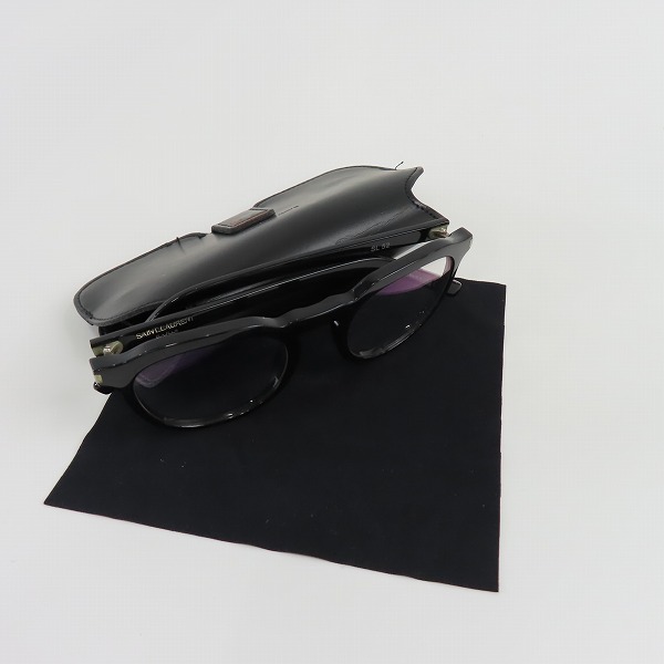実際に弊社で買取させて頂いたSAINT LAURENT/サンローラン メガネ/眼鏡フレーム SL52 807 140の画像 9枚目