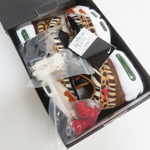 実際に弊社で買取させて頂いた【未使用】NIKE×ATMOS/ナイキ×アトモス AIR MAX 95 OG DLX ANIMAL PACK エアマックス95 AQ0929-200 26.5の画像 7枚目