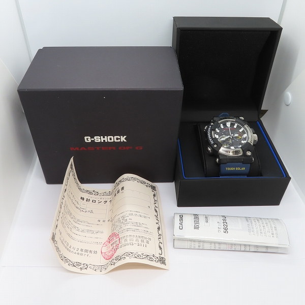 実際に弊社で買取させて頂いたG-SHOCK/Gショック MASTER OF G FROGMAN/フロッグマン Bluetooth 電波ソーラー GWF-A1000-1A2JFの画像 9枚目