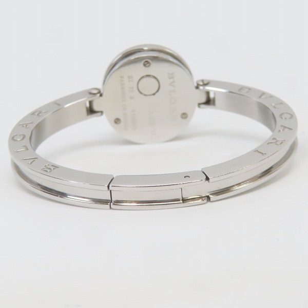 実際に弊社で買取させて頂いたBVLGARI/ブルガリ Bzero1ビーゼロワン 12Pダイヤ 腕時計 ステンレススチール クオーツ 白文字盤 BZ22S【動作未確認】の画像 3枚目