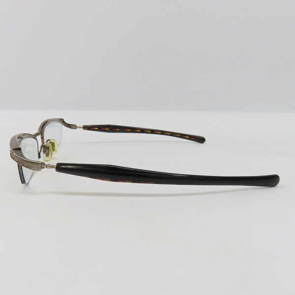 実際に弊社で買取させて頂いたLESS THAN HUMAN×HIP PARADE/レスザンヒューマン×ヒップパレード T-FIVE 1010 度入り 眼鏡/メガネフレームの画像 2枚目