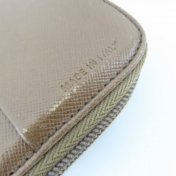 実際に弊社で買取させて頂いたPRADA/プラダ テスートナイロン ラウンドファスナー 二つ折り 財布の画像 7枚目