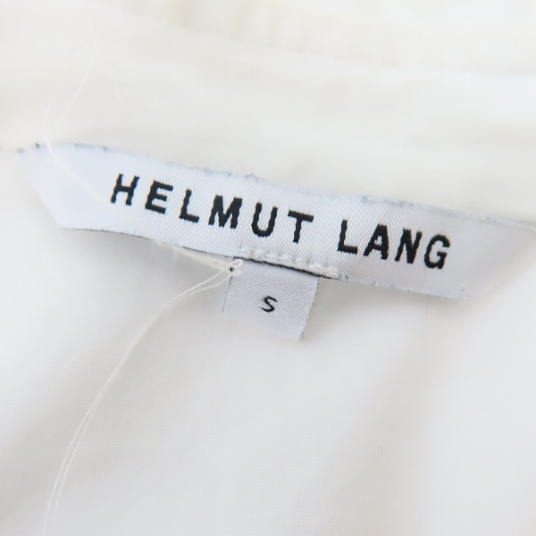 実際に弊社で買取させて頂いたHELMUT LANG/ヘルムートラング 長袖シャツ ホワイト 16-5308230/S の画像 2枚目