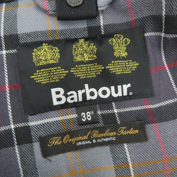 実際に弊社で買取させて頂いたBARBOUR/バブアー HOODED BEDALE SL 2L/フーデッド ビデイル ジャケット/38の画像 2枚目