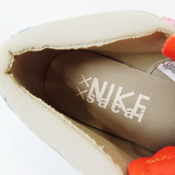 実際に弊社で買取させて頂いた【未使用】NIKE×SACAI×KAWS/ナイキ×サカイ×カウズ BLAZER LOW REED/ブレーザーロー リード DM7901-200/27の画像 4枚目
