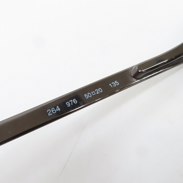 実際に弊社で買取させて頂いたGIORGIO ARMANI/ジョルジオ アルマーニ 度入り 眼鏡/メガネフレーム フルリム 264-976の画像 7枚目