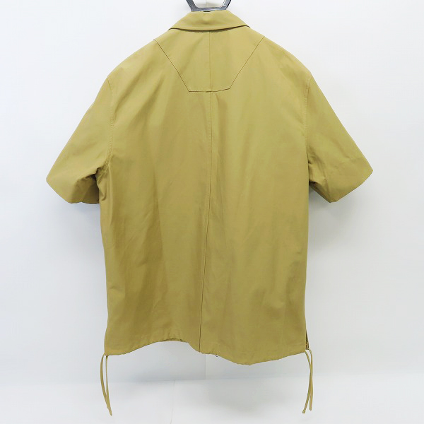 実際に弊社で買取させて頂いたHelmut Lang/ヘルムートラング Logo Patch Zip Shirt ロゴパッチジップ半袖シャツ M04HM501/Lの画像 1枚目