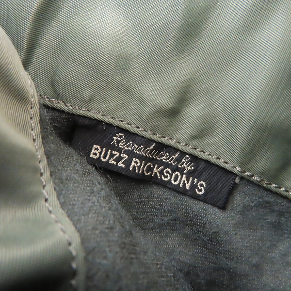 実際に弊社で買取させて頂いたBUZZ RICKSON'S/バズリクソンズ MA-1 フライトジャケット/ボンバージャケット BR10981/Mの画像 6枚目