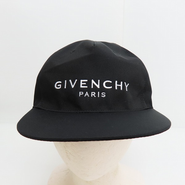 実際に弊社で買取させて頂いたGIVENCHY/ジバンシィ ロゴ刺繍 フラットピークキャップ BPZ001K0CEの画像 1枚目