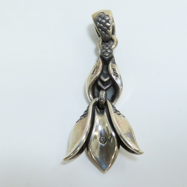 実際に弊社で買取させて頂いた【ギャラ付】Bloody Mary/ブラッディマリー マーメイド フィン ダブル ペンダントの画像 2枚目