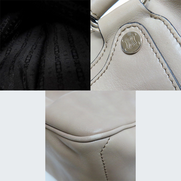 実際に弊社で買取させて頂いたCELINE/セリーヌ ブギーバッグ ベージュ ハンドバッグ WC-BB-0078の画像 6枚目