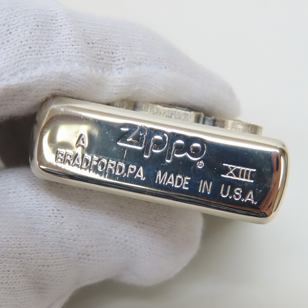 実際に弊社で買取させて頂いたZIPPO/ジッポー HARLEY DAVIDSON/ハーレーダビッドソン 95TH ANNIVERSARY 8号車 1997年製の画像 2枚目