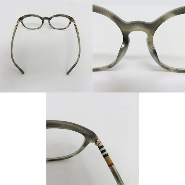 実際に弊社で買取させて頂いたBURBERRY/バーバリー メガネフレーム/アイウェア B2264-Fの画像 3枚目