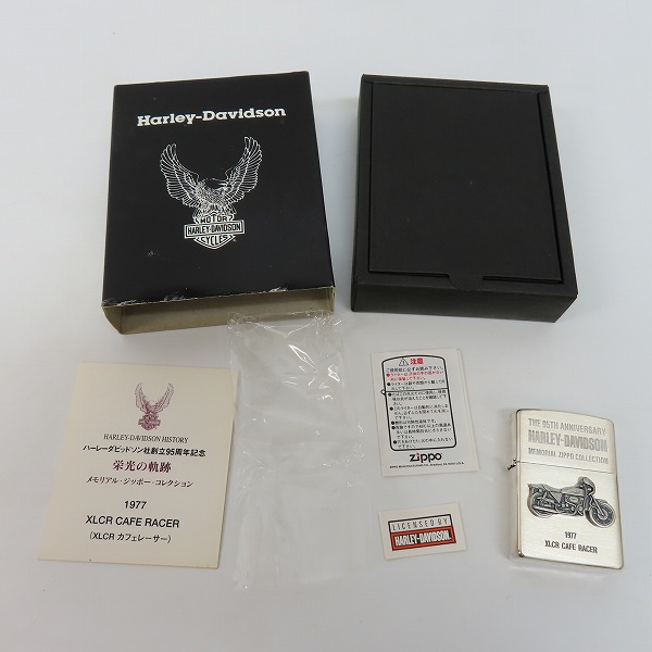 実際に弊社で買取させて頂いたZIPPO/ジッポー HARLEY DAVIDSON/ハーレーダビッドソン 95TH ANNIVERSARY 9号車 1997年製の画像 6枚目